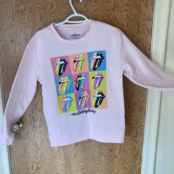 The Rolling Stones Light Pink Sweater - Picture 1 of 6